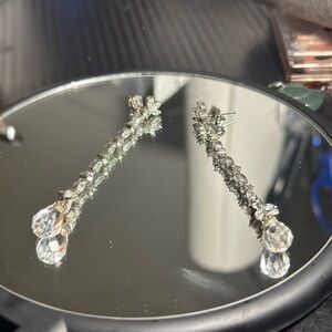 Elegant Silver Drop Earrings